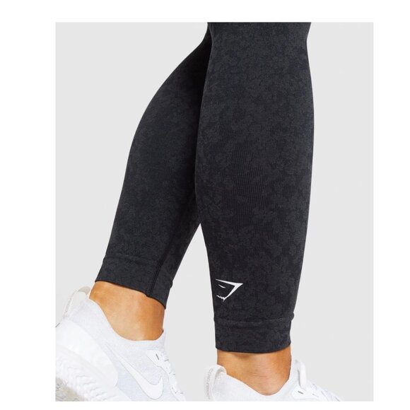 Gymshark Adapt Animal Seamless Leggings - Black - Size L - Picture 4 of 11